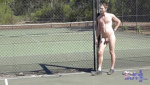 Nick naked in public in australia in amateur solo video