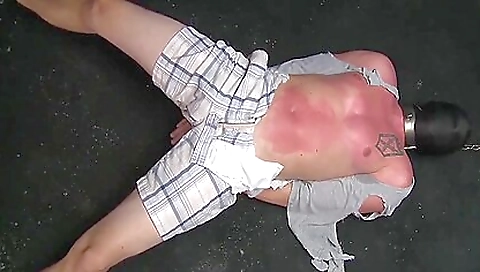 Big ass girl gets pinned by a dude who is fucking her