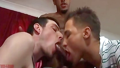 Brunette tattooed girl and her black lover ride a big cock