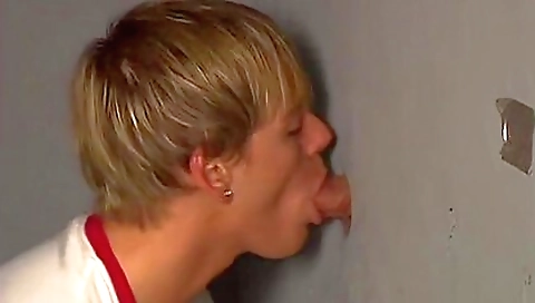 Sexy Youngster Is Sucking A Huge Dick In The Local G